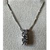 CARLO RASPAGNI COLLANA TRILOGY IN ORO BIANCO 18kt. CON DIAMANTI NATURALI E GARANZIA