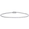 Carlo Raspagni BRACCIALE TENNIS IN ORO BIANCO 18kt. CON DIAMANTI NATURALI ct. 1,18 e GARANZIA