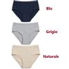 Cotonella N.6 SLIP MIDI donna-COTONELLA-art.3363-BORDI EXTRA CONFORT-COTONE Bielastico