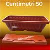 Bronzo Srl 8 Fioriere Balcone con Sottovaso a Incastro Sistema Riserva Acqua Lunghezza 50cm