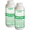 COPYR 2 X Copyr CIPERTRIN T Insetticida Cipermetrina Tetrametrina concentrato 1 LT