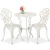 Set Da Bistrot Da 3, Tavolino Da Giardino, 2 Sedie, Balcone, Stile Ferro Battuto
