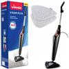 Vileda Scopa Vapore elettrica Vileda Steam Plus Lavapavimenti Piastra Triangolare 1550W