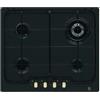 Electrolux Piano cottura 4 Fuochi incasso a gas (1 Wok) 60 cm Nero PN640RUV