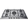 Hotpoint-Ariston Piano Cottura 5 Fuochi a Gas 75 cm Incasso Inox Hotpoint Ariston PCN 752 T IX HA
