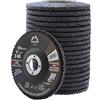 Merryland Dischi Lamellari 125 Ferro Metallo per Smerigliatrice Angolare 125mm Grana 40