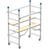 Marchetti Trabattello Dinamico Alluminio Richiudibile cm 155>26x82 H.cm 110/188