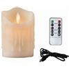 Candela a LED con Fiamma Oscillante Luminosità Regolabile Candela a LED