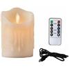 Candela a LED con Fiamma Oscillante Luce Calda Candela a LED per Natale, Chiesa