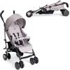 Chicco Echo Lite Passeggino Leggero da 0 Mesi a 22 kg, Schienale Reclinabile in 4 Posizioni, Seduta Spaziosa, Manicotto Paracolpi, Chiusura a Ombrello, Freni Gemellati e Ruote Anteriori Girevoli