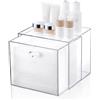 LANDNEOO Contenitore per asciugamani usa e getta compatibile con asciugamano pulito Clean Skin Club XL, contenitore per asciugamani in acrilico con cassetto, organizer per trucchi impilabile, ideale per