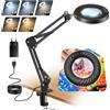 Morotty Lente Ingrandimento 12x Con Luce, Lampada Da Tavolo Led