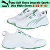 PUMA Scarpe da golf Puma Innovate Sports Disc bianco verde 313219-01 taglia uomo