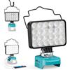 LIVOWALNY Faro LED compatibile con batteria Makita 18V, 78W 7800 lumen