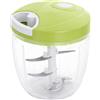Cheffinger, Tritatutto Manuale Multifunzione Lame Inox e Ciotola da 900 Ml