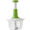 Cheffinger, Tritatutto Manuale Multifunzione con Lame Inox e Ciotola da 2L