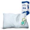 MKS Trade MKS Cuscino per dormire 50 x 70 cm con memory foam e gel - Cuscino con