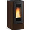 La Nordica-Extraflame Stufa a Pellet Ventilata 10 kW 287 m3 Bronzo DAHIANA AD