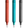 Non applicabile HOTO 3 Pezzi 24 in 1 Magnetic Screwdriver Set, Grigio Ardesia, Turchese