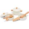 Does not apply ® - Giocattolo Da Cucina in Legno per Bambini Piccoli - Set Di Pentole E Padelle