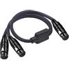 Cavo Audio Adattatore Jack Femmina XLR Da 3 Pin A Doppio 2 Connettori Femmina
