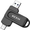 KEXIN Chiavetta USB 64GB Chiavetta USB C 64 GB 100 MB/s Girevole Doppia USB3.0 M