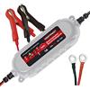 Dino KRAFTPAKET Caricabatterie intelligente e automatico da 1 a 6 V/12 V | per piombo-acido, gel, start/stop EFB, batteria AGM | caricabatteria da auto per moto, scooter, scooter, auto, barche