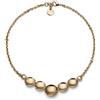 UNOAERRE COLLANA girocollo Lux da donna in bronzo placcato oro 24kt (2744)