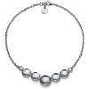 UNOAERRE COLLANA girocollo Lux da donna in bronzo placcato argento (2745)