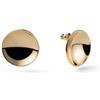 UNOAERRE ORECCHINI a lobo Lux dorati in bronzo placcato oro 24kt (2746)
