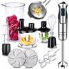 Chopsui Frullatore a Immersione 1200 W - Set Minipimer 7-In-1-9 Accessori - Misu