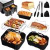 Does not apply Silicone per Friggitrice Ad Aria per Moulinex XXL Dual Easy Fry 11 Litri(6.5+4.5