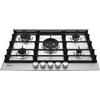 Whirlpool Piano cottura gas 5 zone Gmwl 758 Ixl Inox (75cm)