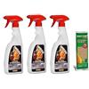 Faren - FIREGLASS - detergente efficace per vetroceramica 750ml - 3pz+Diavolina