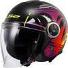 LS2, Casco Moto Jet CLASSY PALM Black, XS