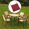 Cuscino per sedia da pranzo in rattan Cuscino da giardino in vimini Cuscini