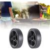2 Pezzi Ruote per Griglia Antipolvere Accessori Foro Albero 1 cm Facile