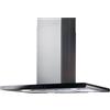 Elica Cappa Cucina Aspirante Parete 80 cm x 38 cm Acciaio Nera PRF0008948B