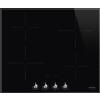 Smeg Piano Cottura 4 Fuochi a Induzione Larghezza 60 cm Nero Classic SI364BM