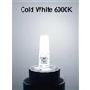 10X LAMPADINE LED G4 12V 3000K LUCI 5W BIANCO CALDO RISPARMIO ENERGETICO A+++