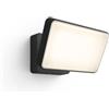 Philips by Signify Philips Hue White Welcome White Proiettore a muro Nero in Alluminio