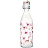 CERVE Bottiglia in Vetro con Tappo Ermetico Little Things 1 Litro Cerve
