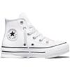 Converse A02486C Chuck Taylor all Star Eva Lift Platform Leather Uomo, White/Natural Ivory/Black EU 37.5