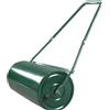 GarveeLife Rullo per prato, 50 cm, riempitivo con sabbia e acqua, 40 l, ø 32 x 60 cm, robusto materiale in acciaio, rullo con impugnatura a U, rullo per prato, per giardino, fattoria, parco e