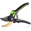 WORKPRO Forbici da Giardino Bypass, Potatrice Professionale con Impugnatura Regolabile, Strumento Ideale per Innesti, Potatura, Raccolta, Forbici per Piante e Alberi da Giardinaggio
