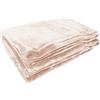 Poyet Motte Made In France Poyet Motte Coperta in Microfibra Peluche 180 x 220 cm, Beige Linea Microsoft