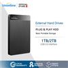 UnionSine HARD DISK ESTERNO 2,5" USB 3.0 1TB 2TB 500GB HDD Disco Rigido Drive per PC PS4