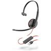 Poly 209744-104 Poly Blackwire C3210, USB-A, Windows/Mac OS, 87 g 8S0L3A6ABA