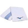 Mizuno Asciugamano retrò a strisce Caddy | Asciugamano da golf | Colore del personale, bianco/blu