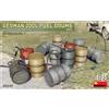 MINIART MIN35597 GERMAN 200 L FUEL DRUM SET WWII KIT 1:35 Modellino